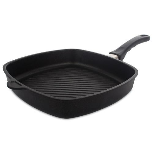 Aluminum square grill pan 28x28 cm AMT Frying Pans