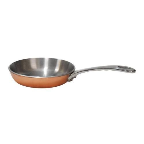 Mini skillet 10*2 cm, 18/10 stainless steel with copper plating, P.L. - Gourmet Line