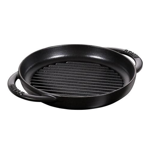 22 cm cast iron grill pan Staub black