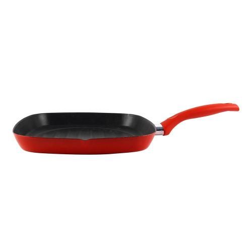 Grill pan 28x28 cm Vitrinor Pomodoro red